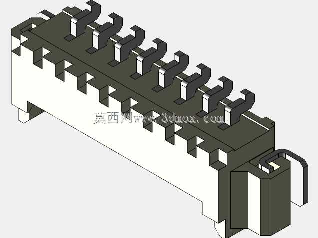 莫仕苦扁电极连接器(1.25毫米),直角