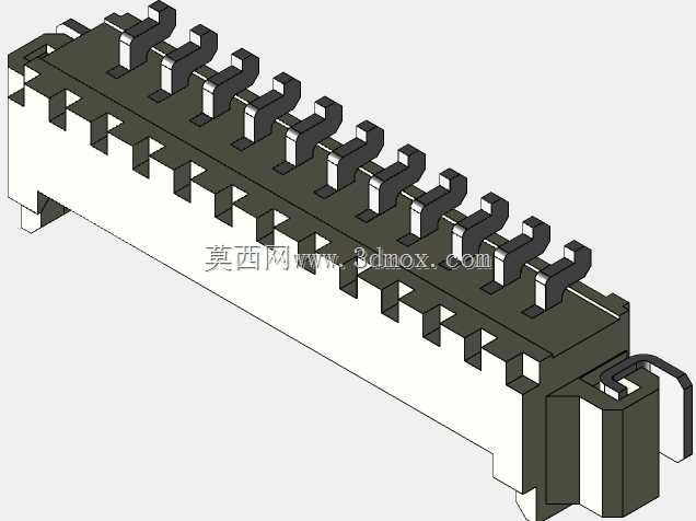 莫仕苦扁电极连接器(1.25毫米),直角