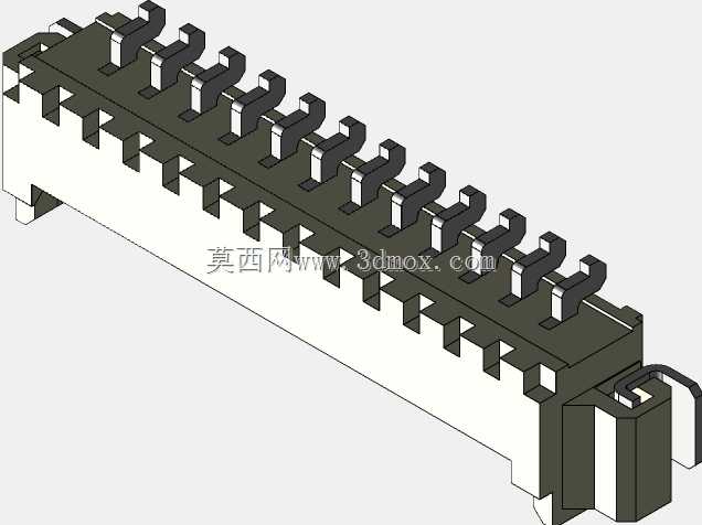 莫仕苦扁电极连接器(1.25毫米),直角