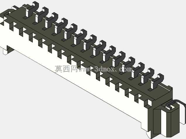 莫仕苦扁电极连接器(1.25毫米),直角