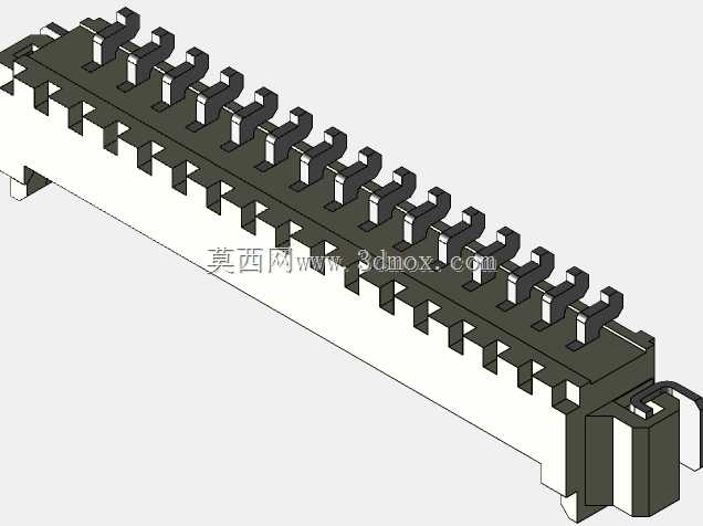 莫仕苦扁电极连接器(1.25毫米),直角