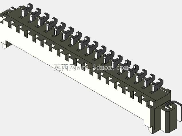 莫仕苦扁电极连接器(1.25毫米),直角
