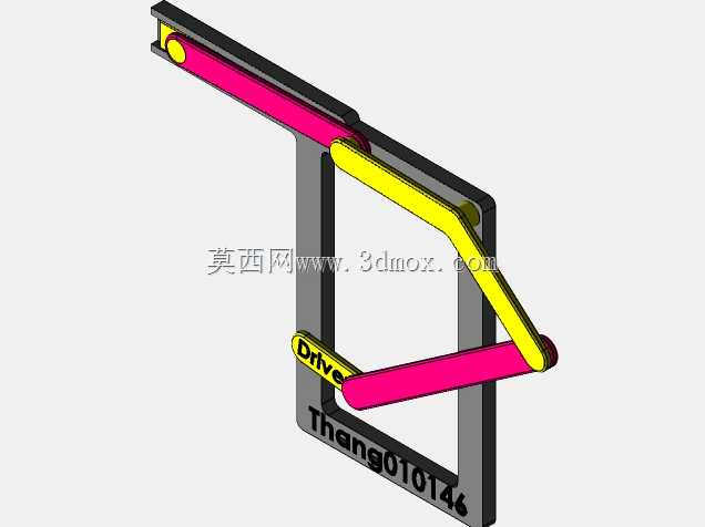 4个驻留滑块连杆-2个GIF(SolidWorks 2015)