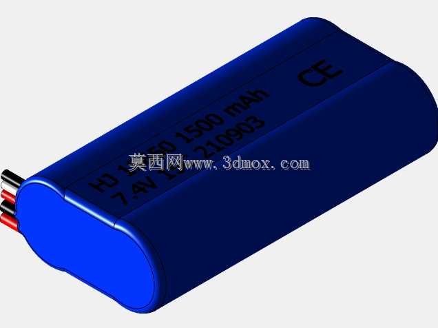 2S 7.4V 1500mAh 18650电池