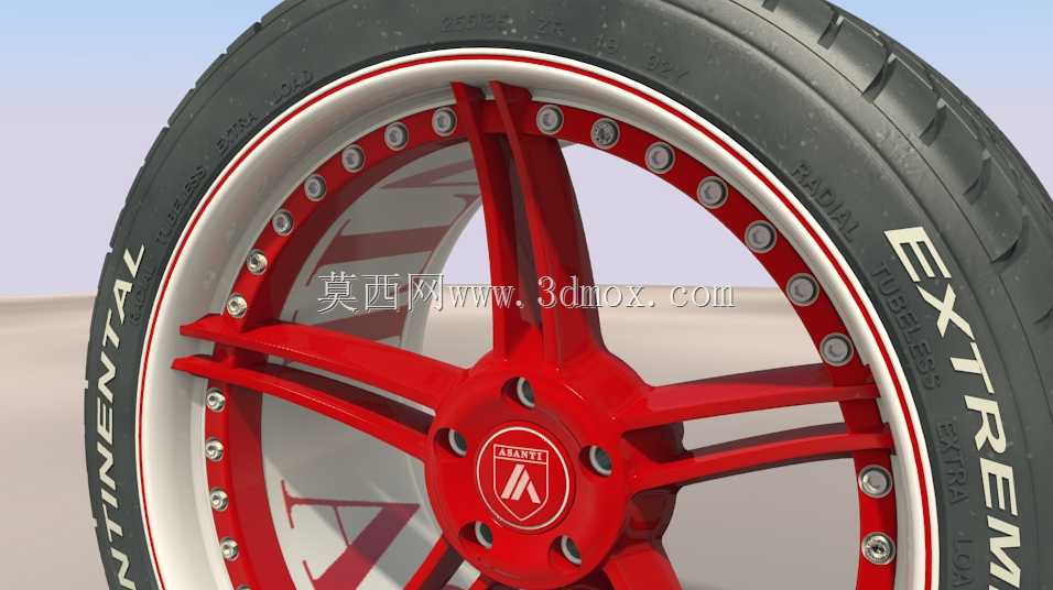 Asanti A1车轮,配备Conti ExtremeContact轮胎