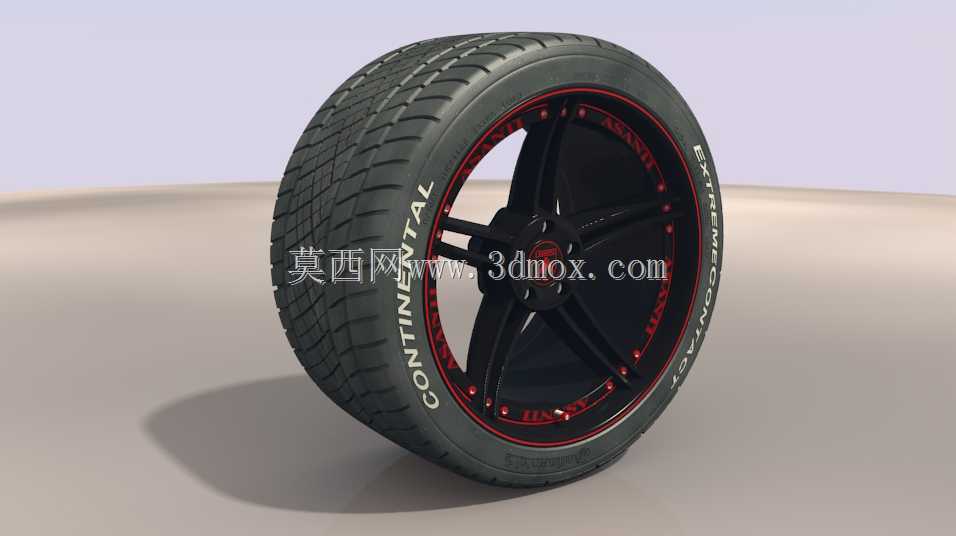 Asanti A1车轮,配备Conti ExtremeContact轮胎