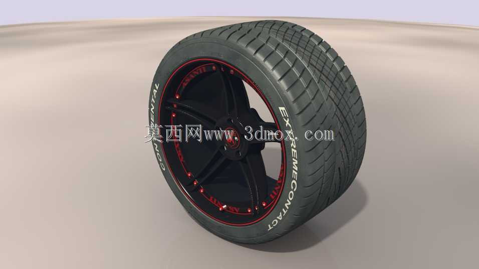 Asanti A1车轮,配备Conti ExtremeContact轮胎