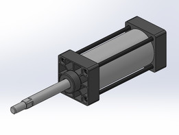 Atuador Pneum��tico 130x90x25mm