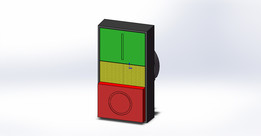 Bot?o duplo luminoso saliente S-PDL Steck