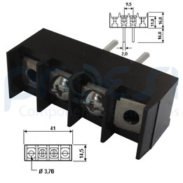 Conctor Bendal c/2,3 e 6通孔///Bendal连接器,带2,3和6针