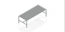 Mesa Inox 2500x1000x750mm