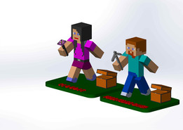 MINECRAFT IMPRESSORA 3D