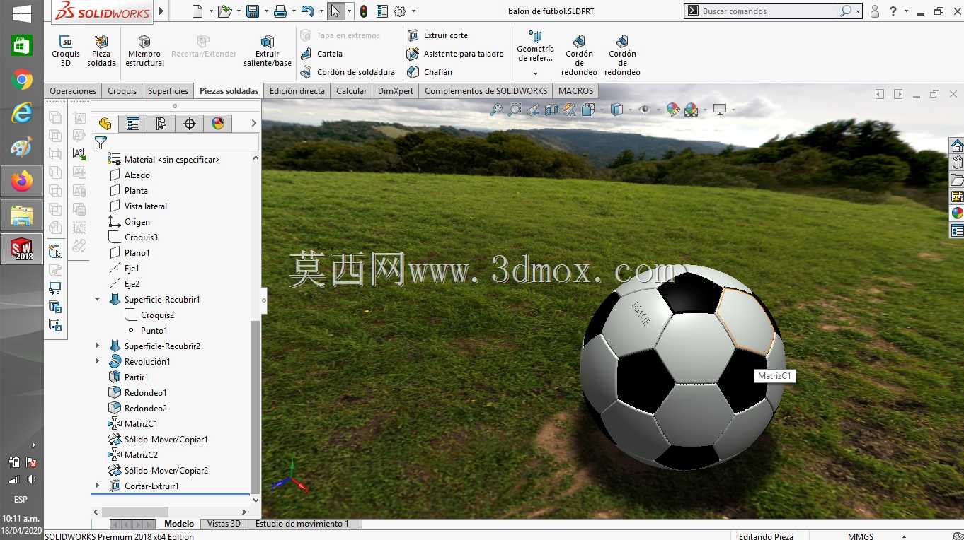 巴隆·德·富博尔(Solidworks 2018足球)