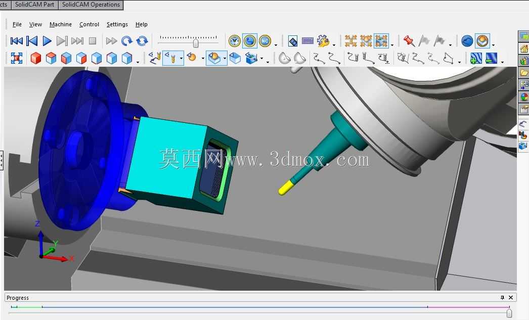 MAZAK Integrex 300 Solidcam后处理器