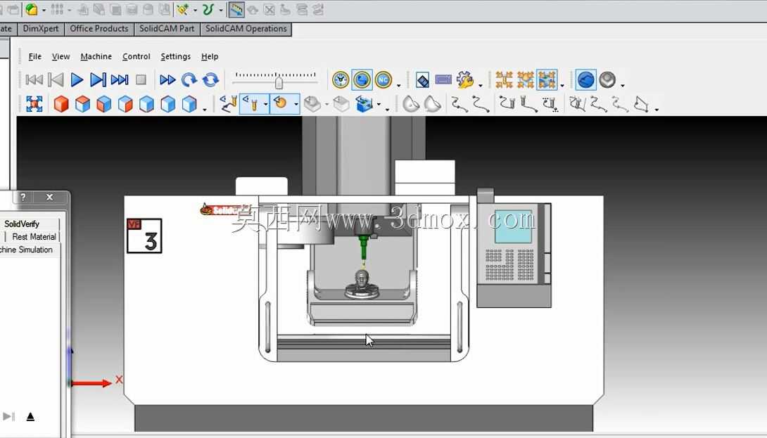 HAAS 5axis,SOLIDWORKS-SOLIDCAM+后处理器