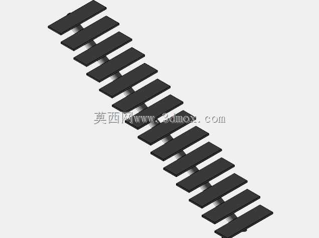 柔性楼梯-骨架建模