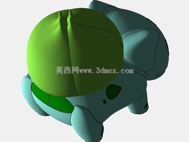 Bulbasaur Pokeémon-Sérgio CAD CAM