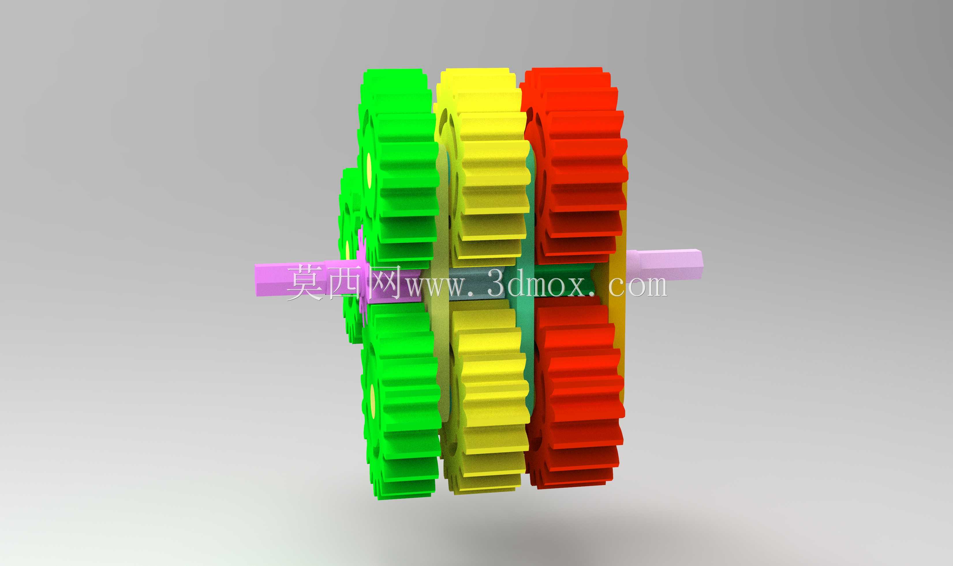 Redutor de Engrenagens Planetária-行星齿轮减速器3d打印