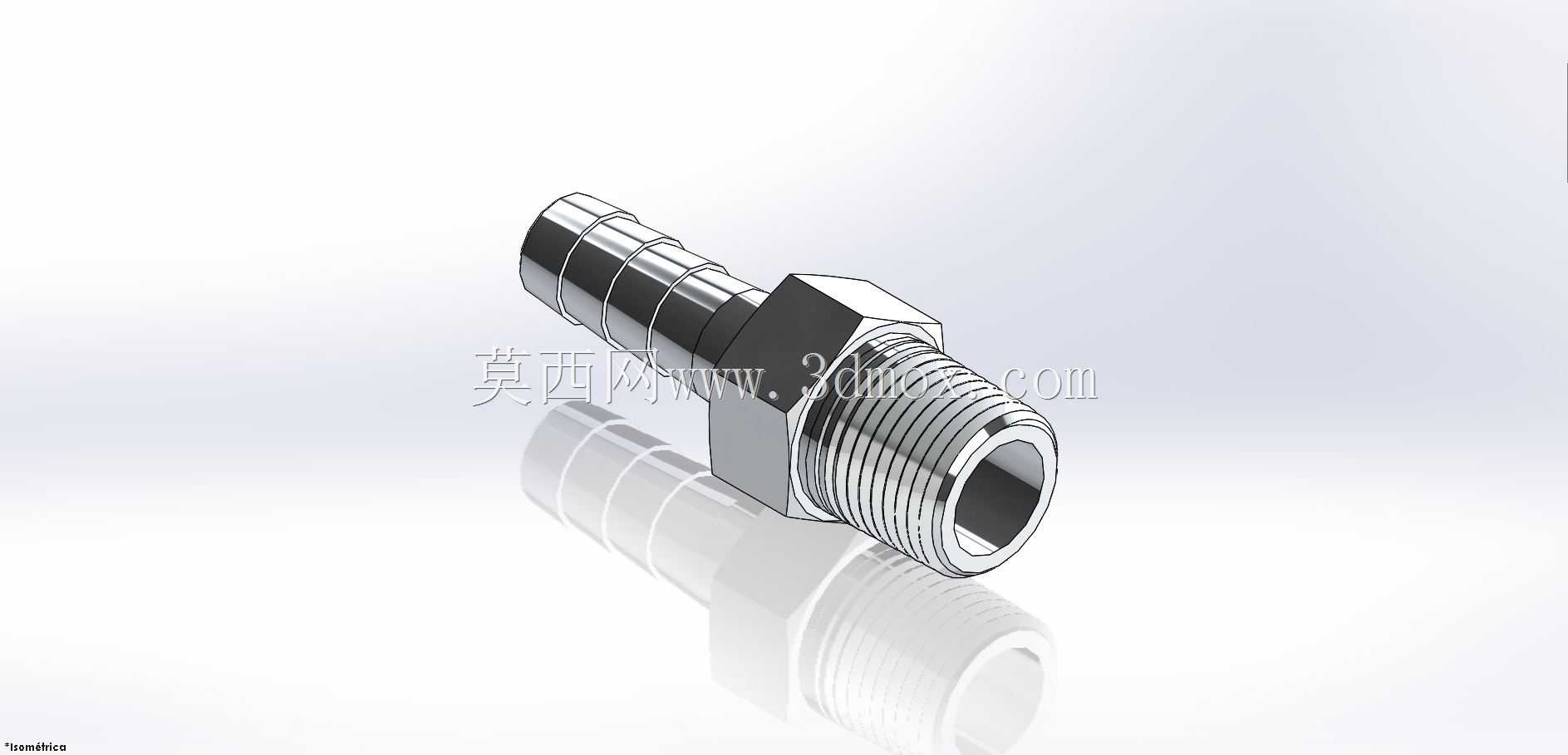 ESPIG?O PARA MANGUEIRA 3/8 \“X ROSCA 3/8 \”NPT