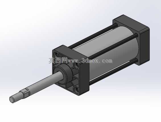Atuador Pneum��tico 130x90x25mm
