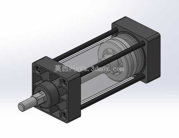 Atuador Pneum��tico 130x90x25mm