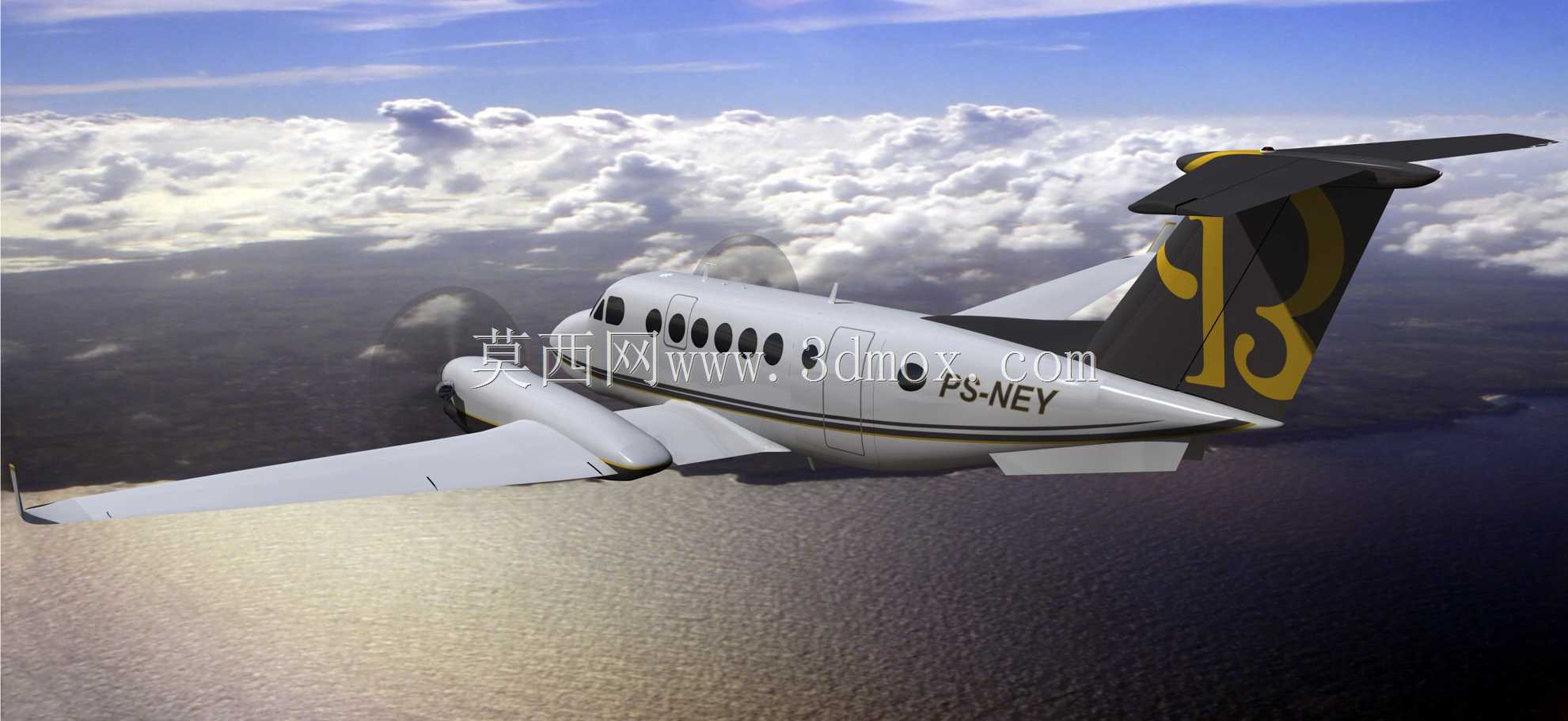 KingAir360三维模型渲染