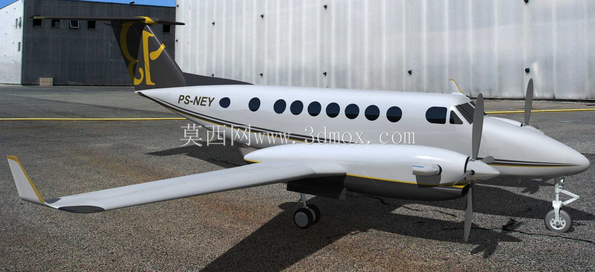KingAir360三维模型渲染