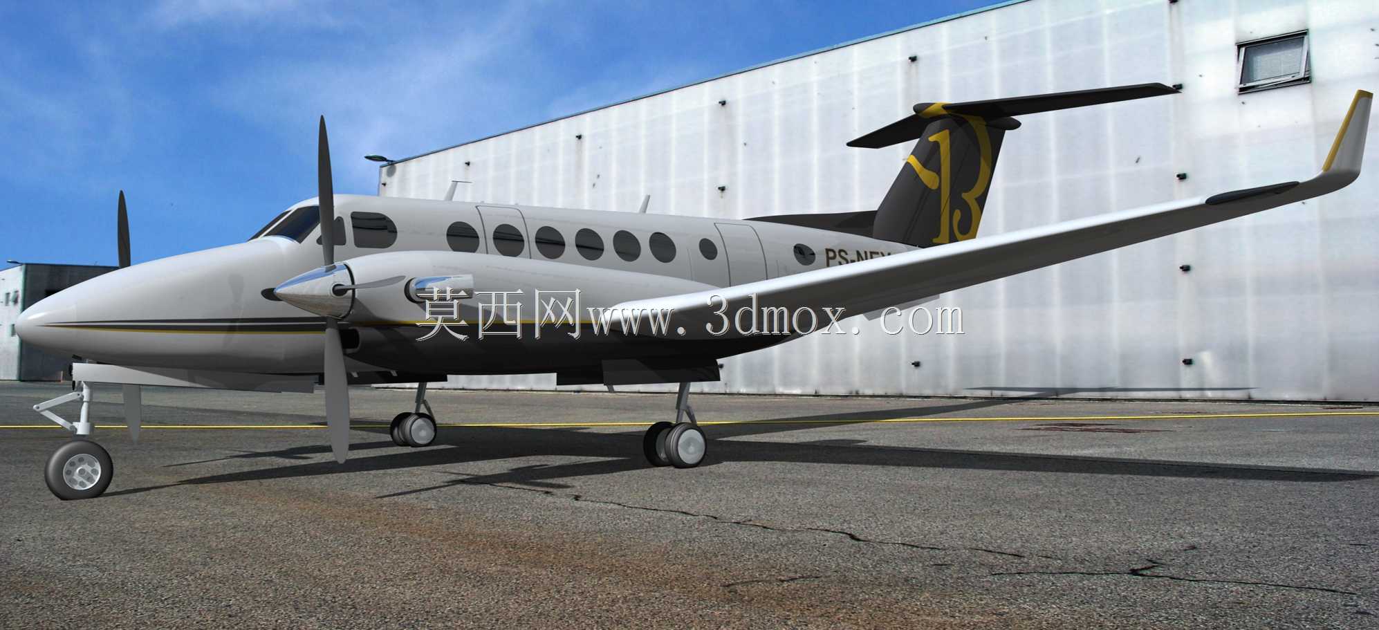 KingAir360三维模型渲染
