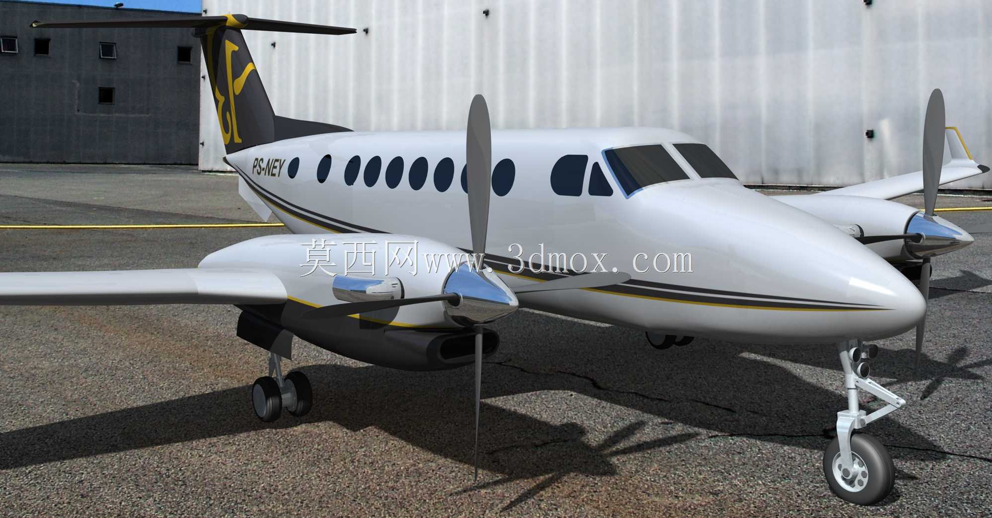 KingAir360三维模型渲染