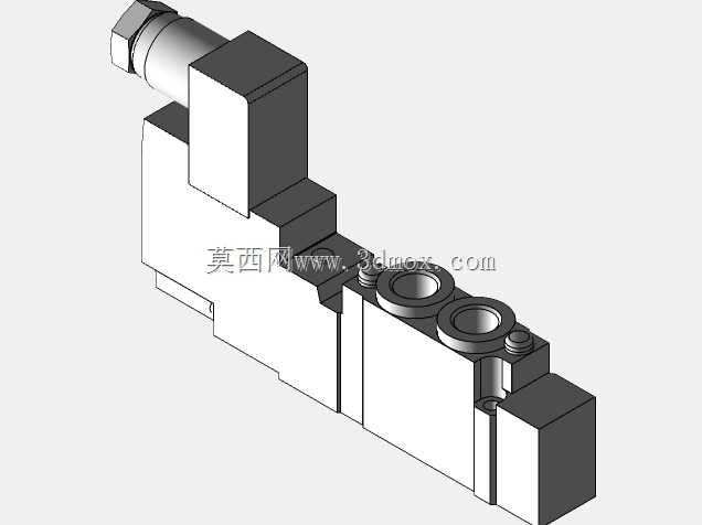 Válvula simples solenoide 1/8 \“RC 5/2通孔24 VCC