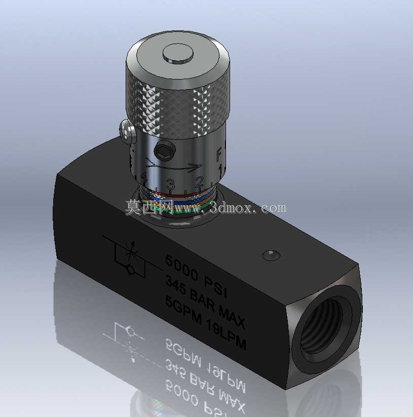 V��lvula de controle de fluxo-Parker