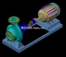 BOMBA DEáGUA COM汽车3D