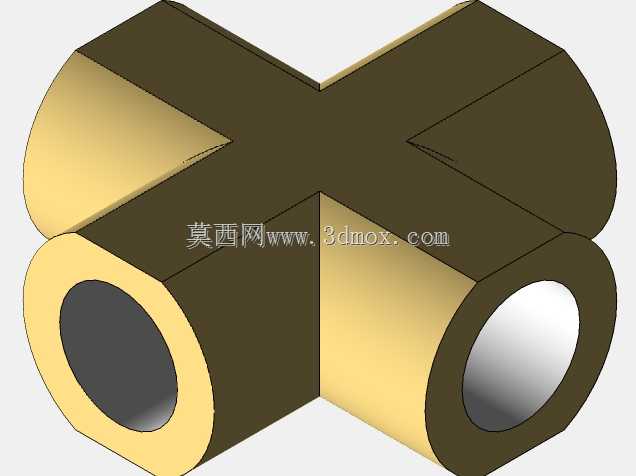 1/4“NPT四通气动接头