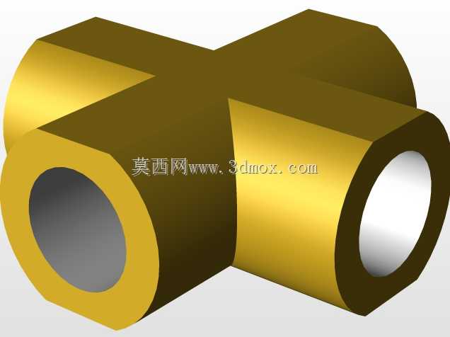 1/4“NPT四通气动接头