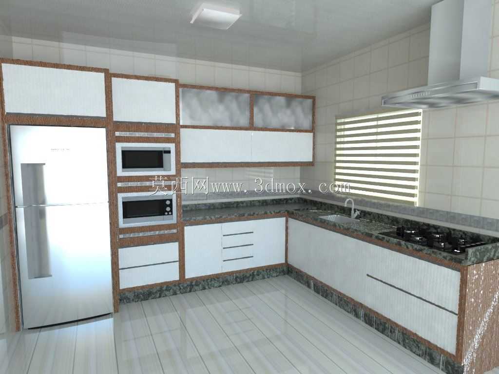 Sketchup��Cozinha Planejada+Cen��rio