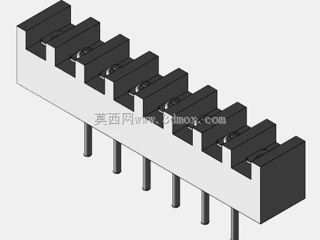 Conctor Bendal c/2,3 e 6通孔///Bendal连接器,带2,3和6针