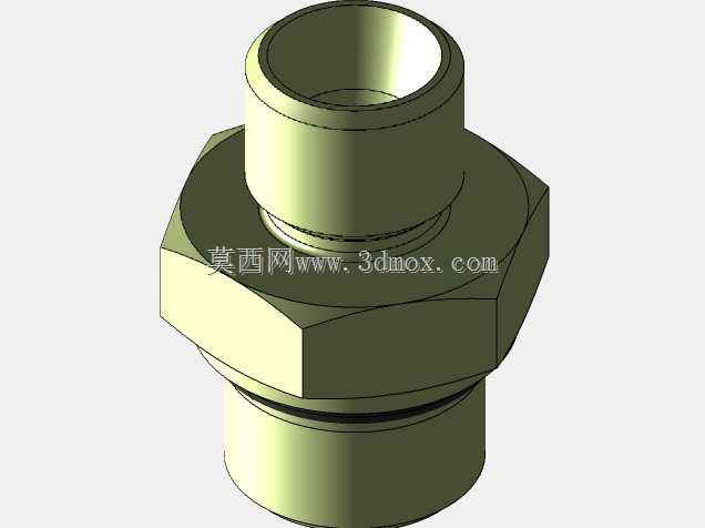带O形圈M16x1,5的公螺柱联轴器-SAE 8