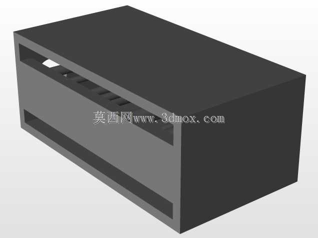 Caixa de numero com Supporte LED