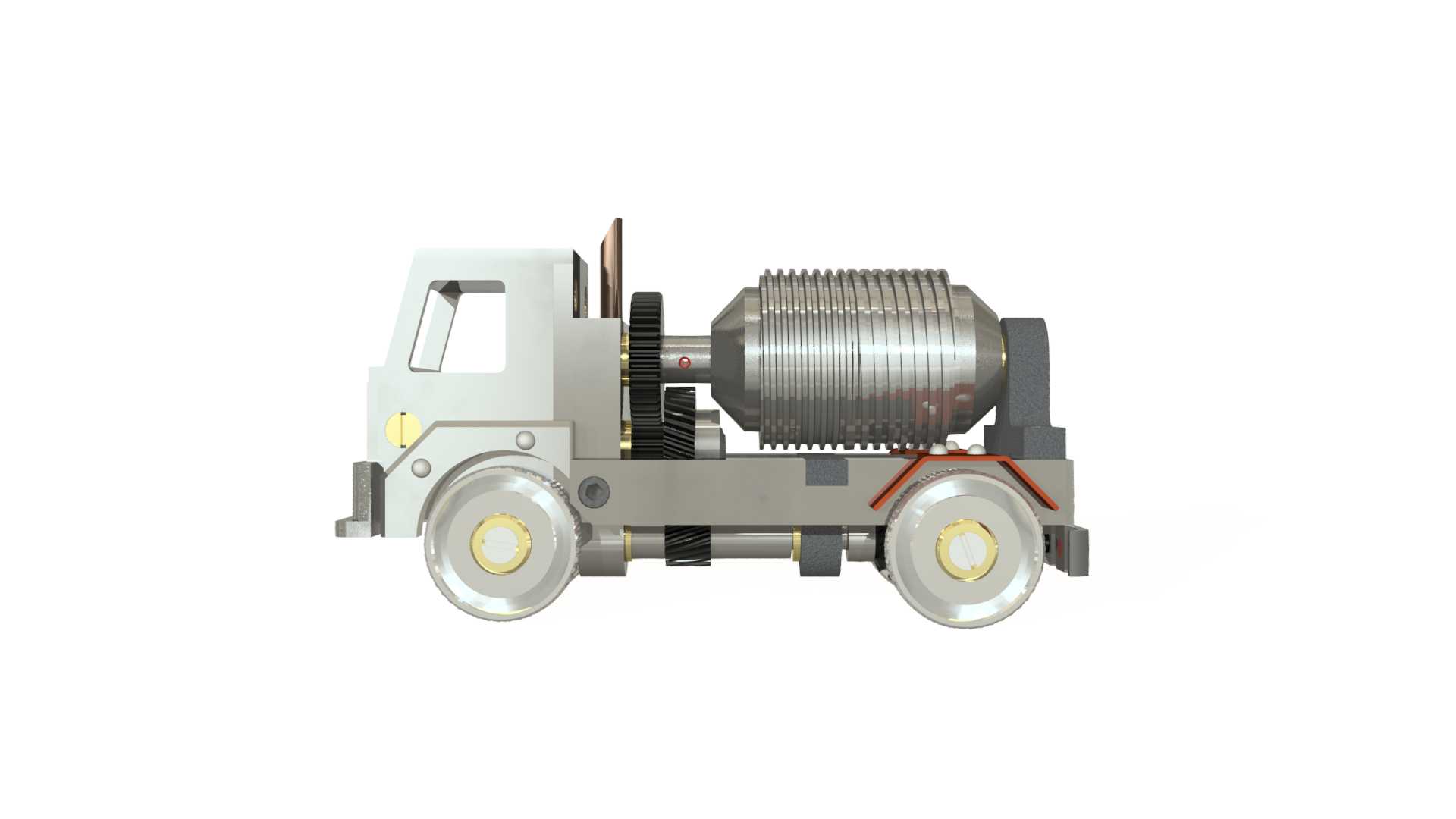 机械加工水泥车(Caminh?o Betoneira SENAI)