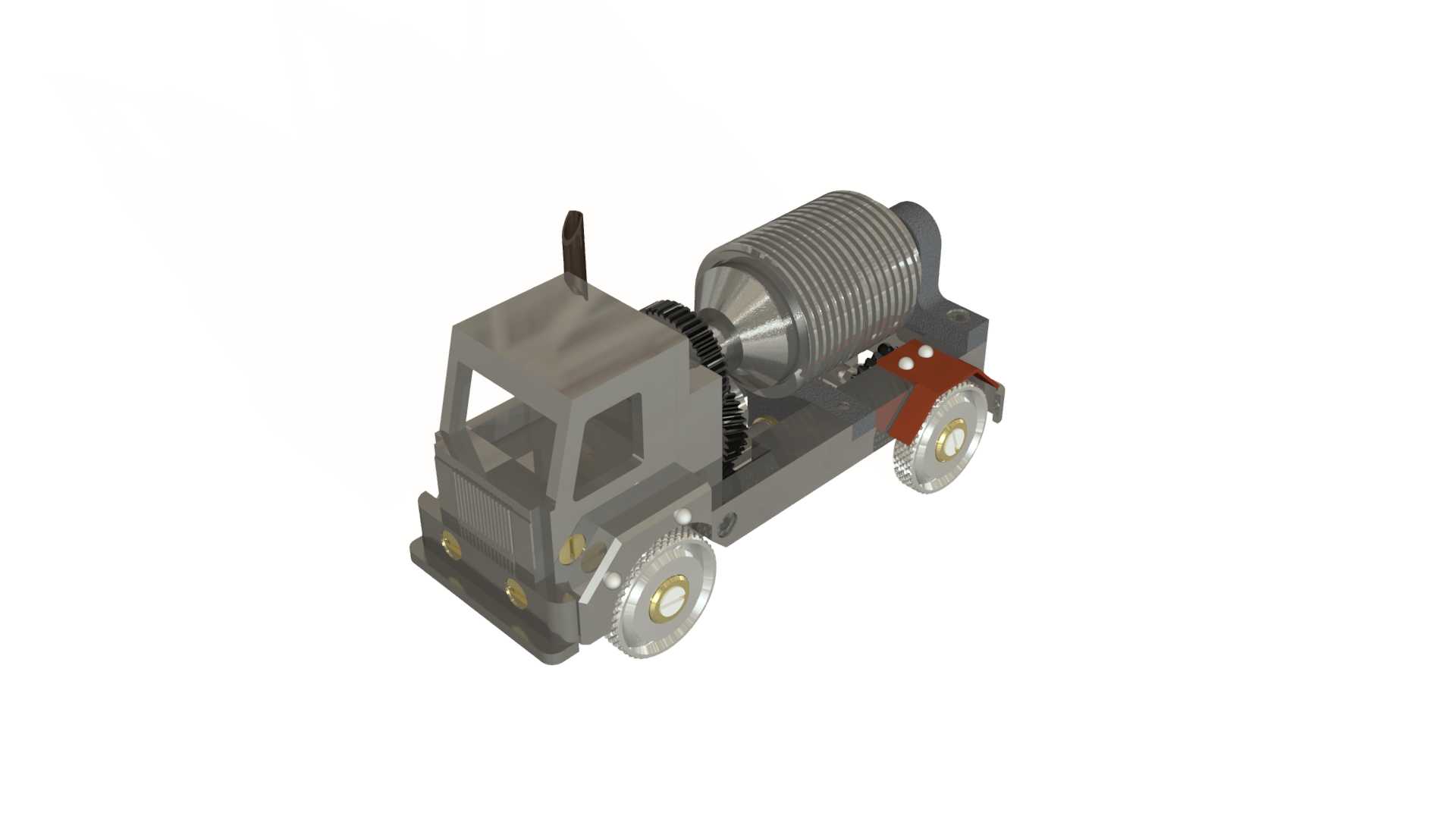 机械加工水泥车(Caminh?o Betoneira SENAI)