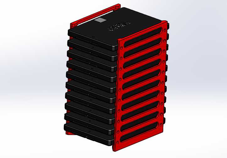 用于10个驱动器的2.5英寸HDD/SSD盒