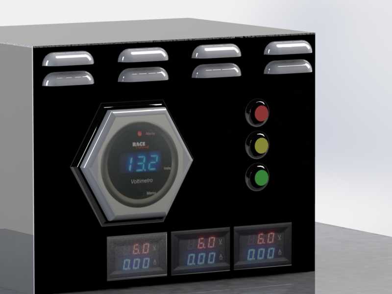 Painel renderizado SOLIDWORKS 2015