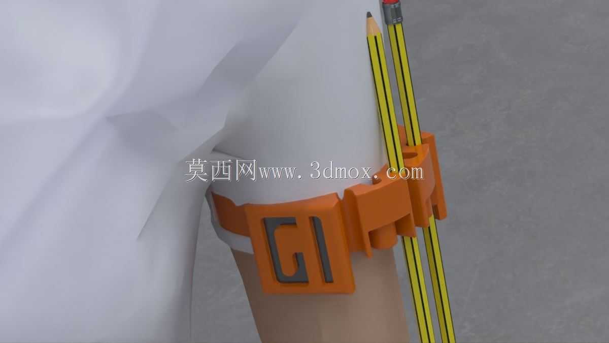 工人用GueriTech臂铅笔夹