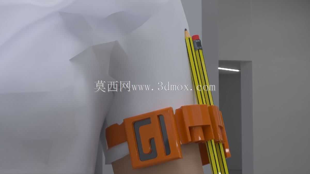 工人用GueriTech臂铅笔夹