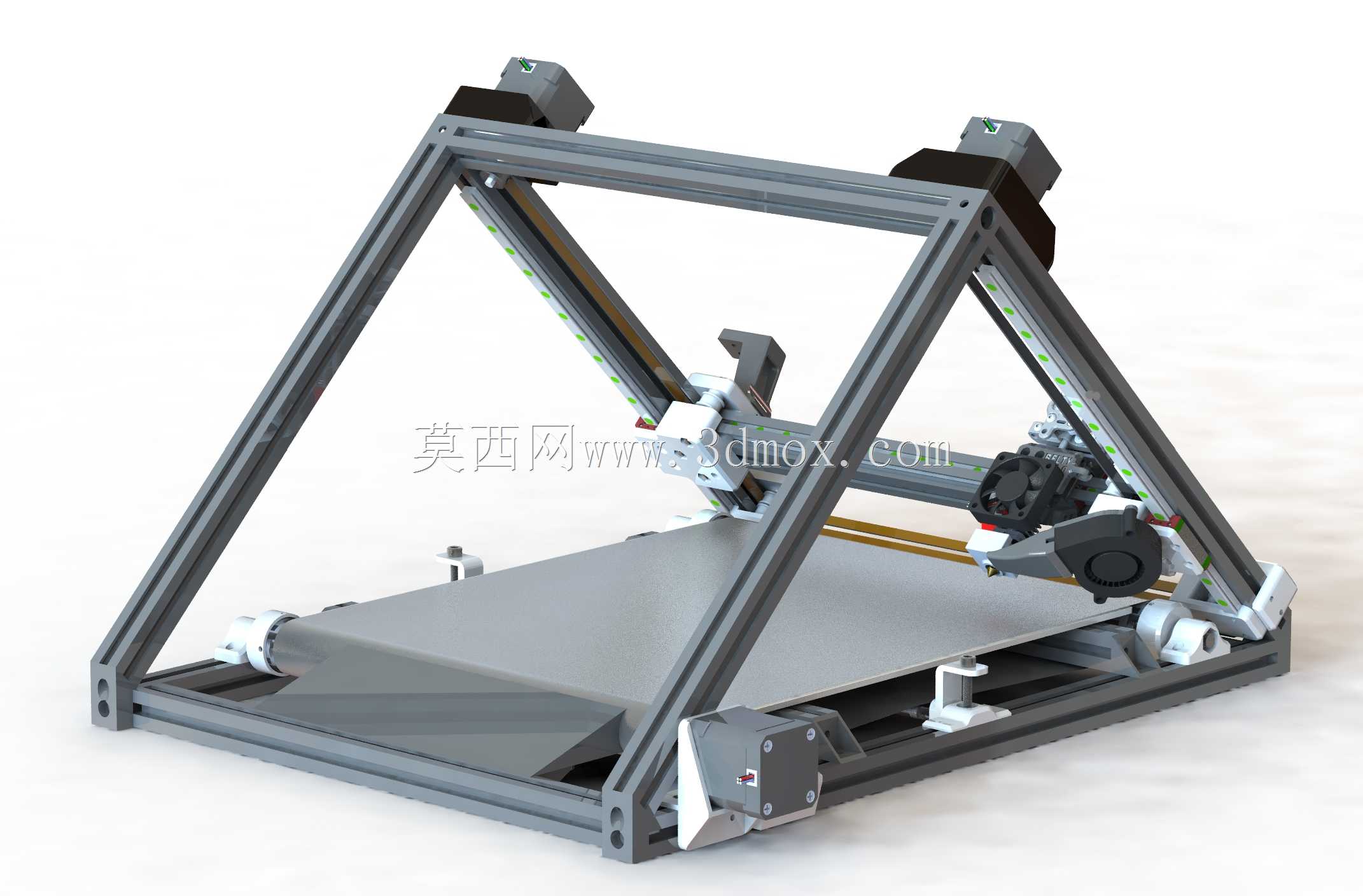 低成本定制传送带3d打印机运动系统CNC开源
