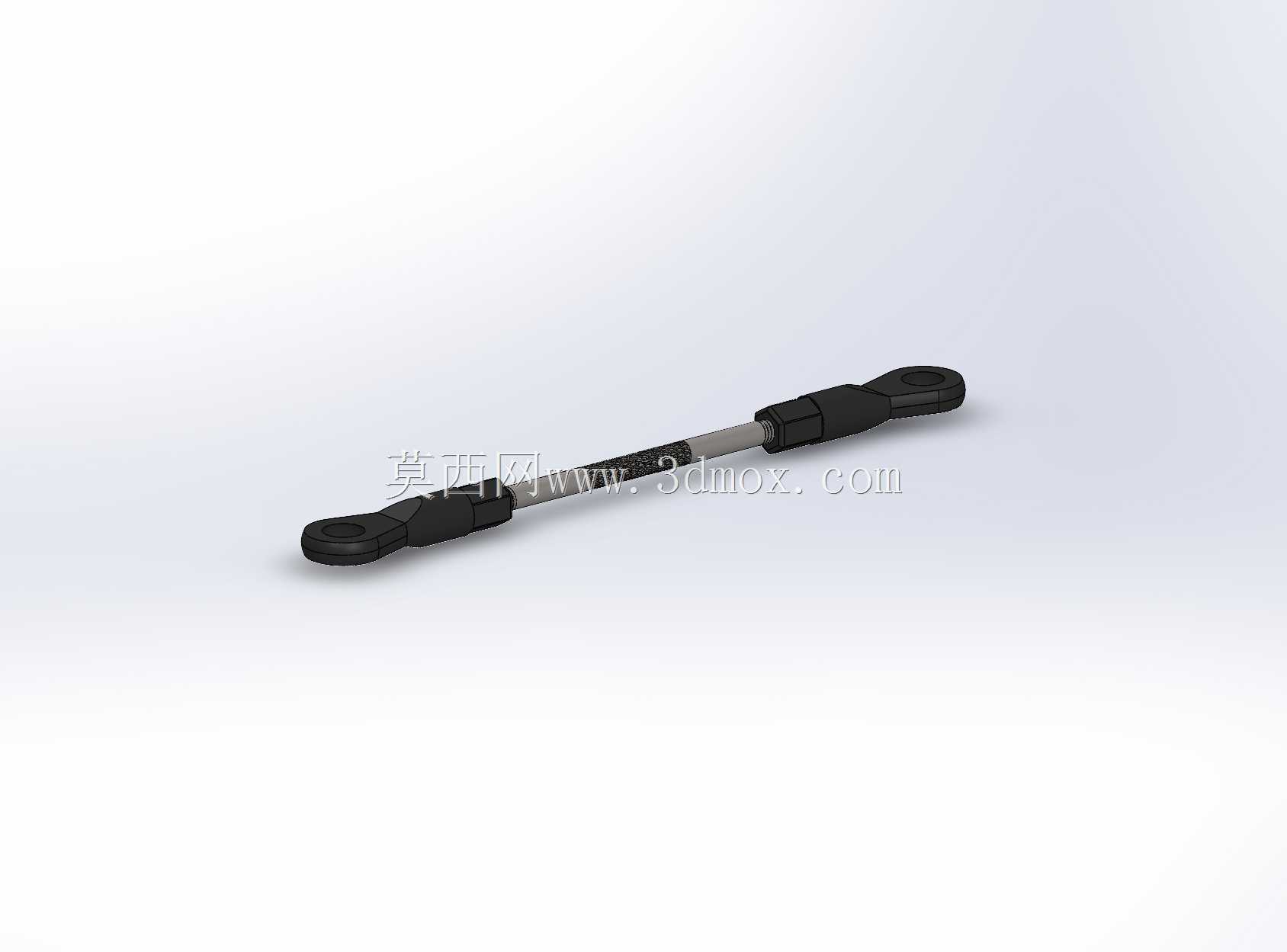 RC飞机模型用球头支架推杆端头旋扣伺服连杆尼龙连接器配件