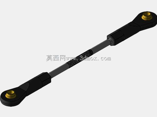 RC飞机模型用球头支架推杆端头旋扣伺服连杆尼龙连接器配件
