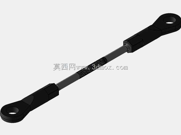 RC飞机模型用球头支架推杆端头旋扣伺服连杆尼龙连接器配件