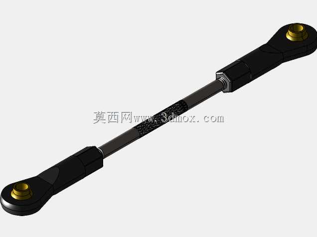 RC飞机模型用球头支架推杆端头旋扣伺服连杆尼龙连接器配件