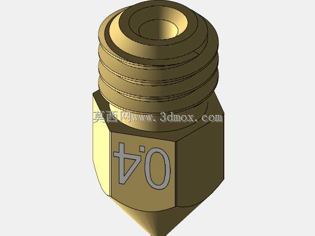 Creality Ender喷嘴0.4mm MK8 3D打印机喷嘴
